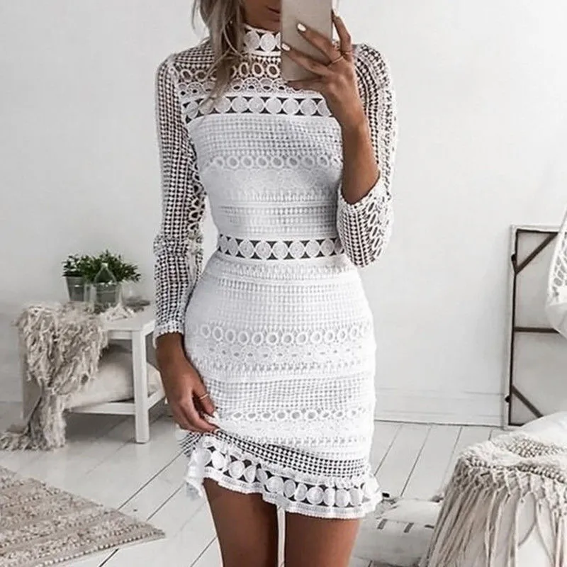 Summer Casual Plus Size Midi Bandage Dress for Women
