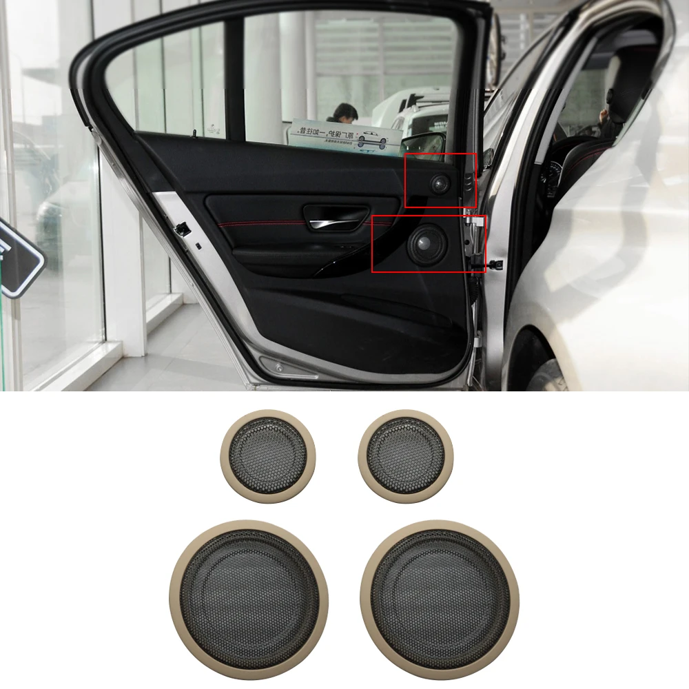 Car back door speaker cover For BMW f30 f31 f32 f33 f34 f36 f80 f83 series tweeter midrange loudspeaker lid horns case trim