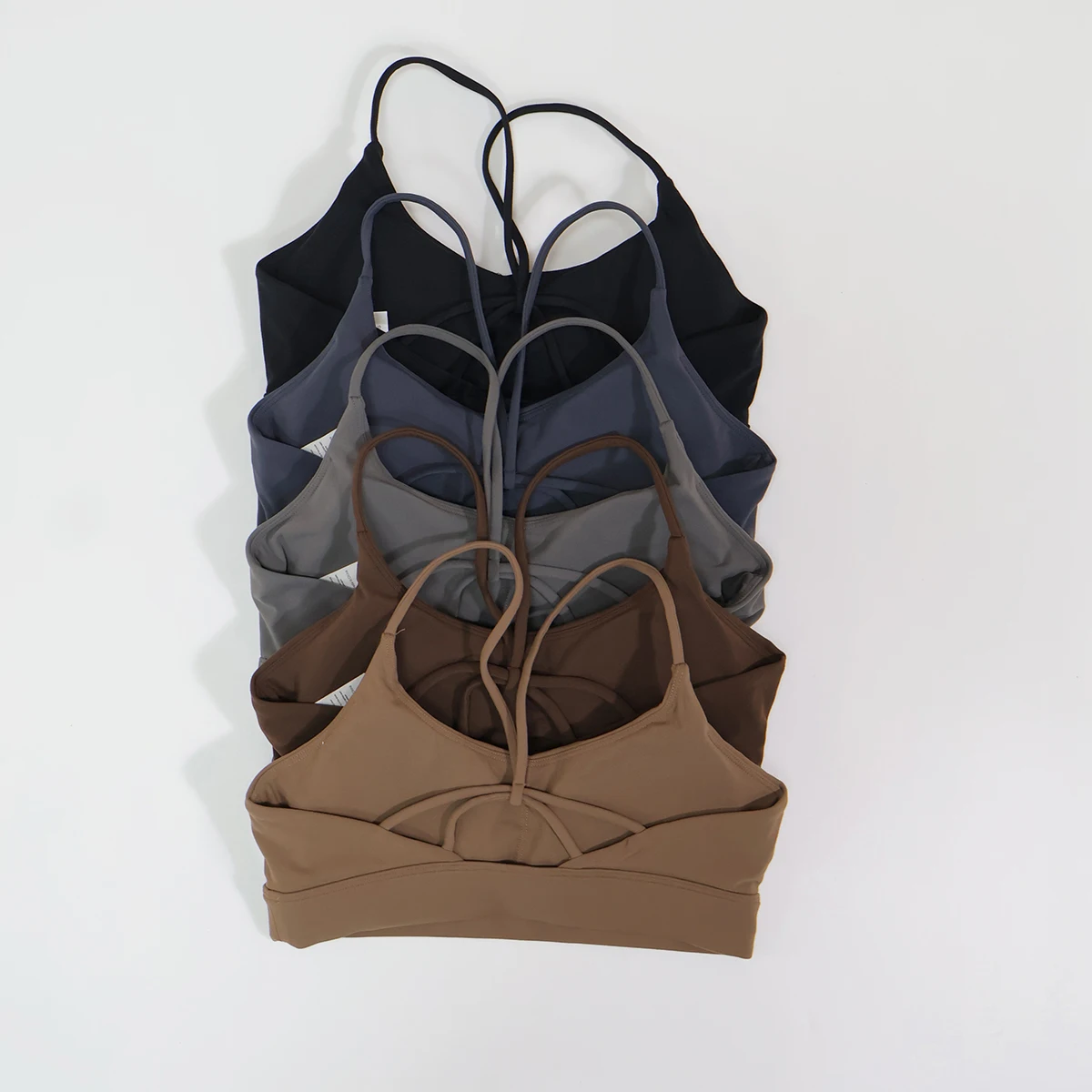 Ctenkevet Sommer Damen Cross-Back Yoga Sport-BH Schnelltrocknend Fitness Lauf-Top Enganliegende Unterwäsche für Aktive Frauen – Detail 21