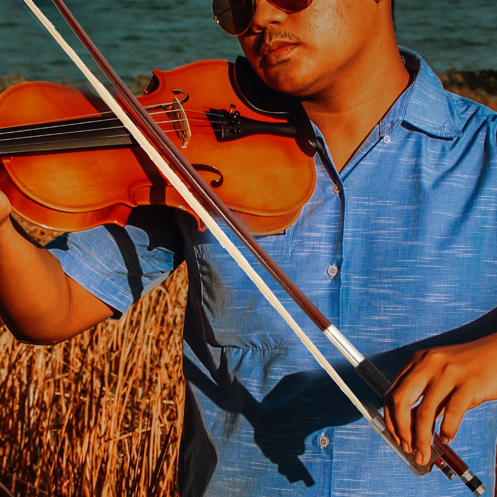 

Violin Bow Instrument Accessories Student Straighten Beginner Beginners Musical Bows Lightweight and