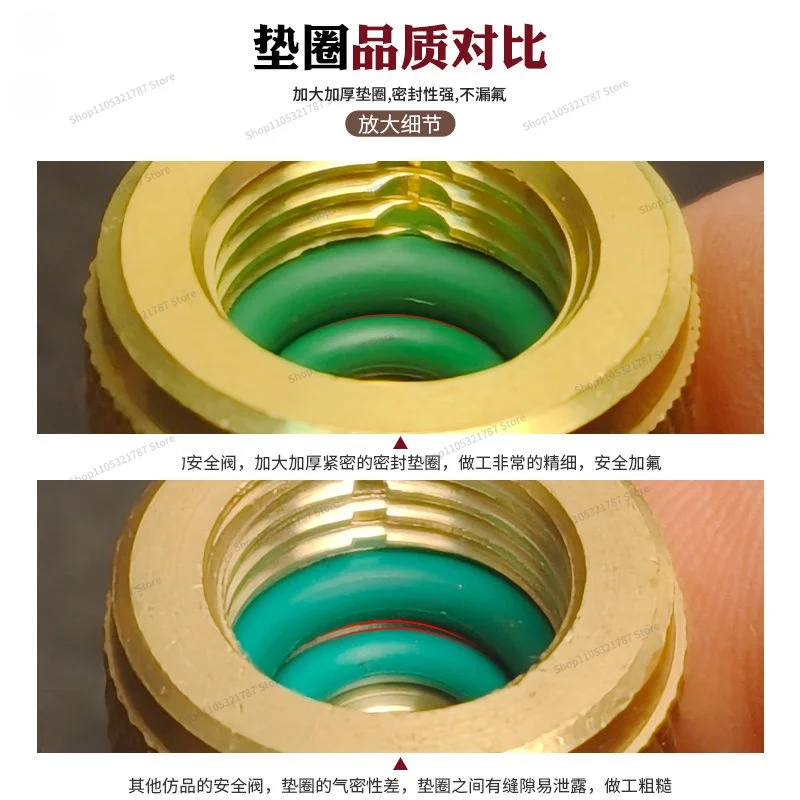FOR 90 Degree Air Conditioner Liquid Safety R32R410 Fluoride Door Refrigerant Liquid Adapter Fluoride Tool