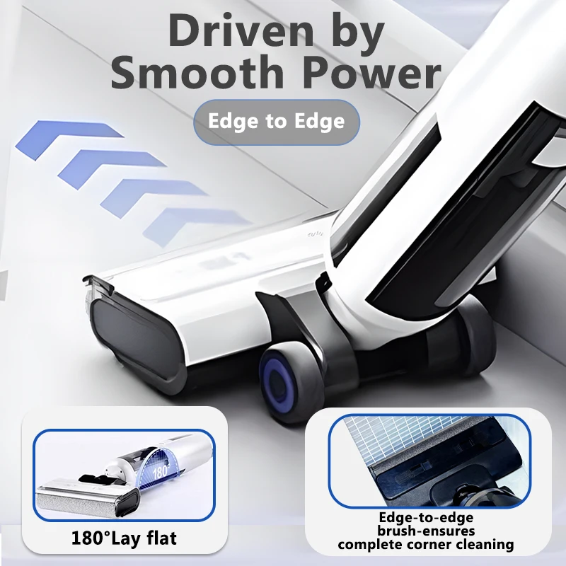 17Kpa Strong Suction Wet & Dry Floor Washer Vacuum Cleaner Brushless Motor Professional Multi‑Purpose Floor Cleaning Machine