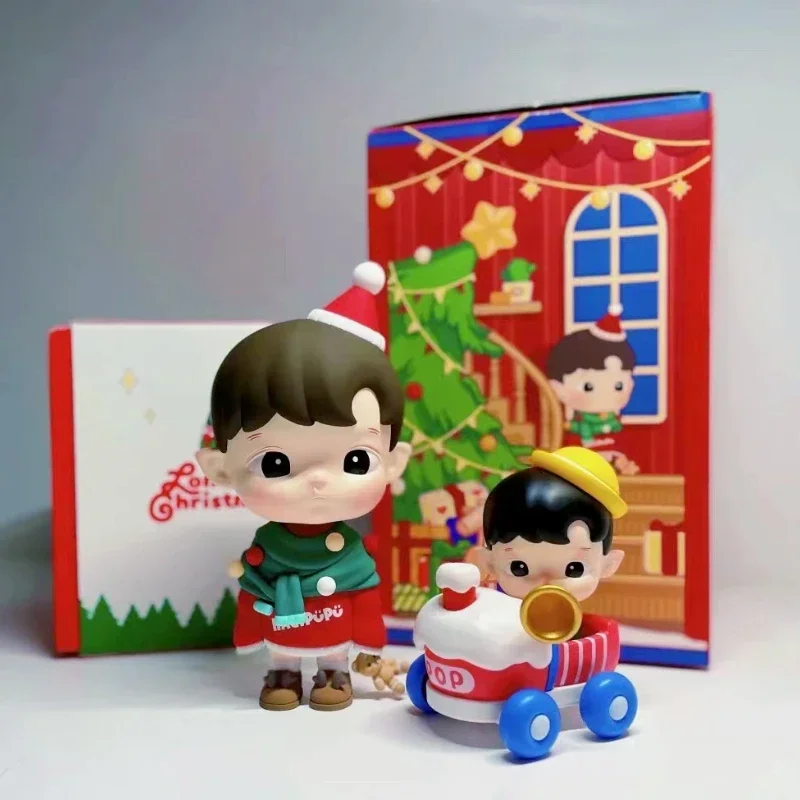 Hacipupu Cute Boy HACI Figure Merry Christmas Decoration Designer Toys XMAS Gift Extra Size Relax Healing