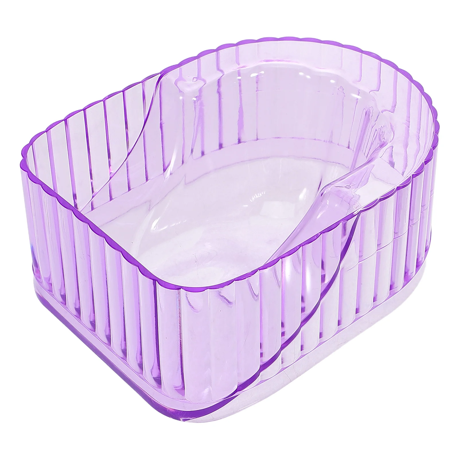 

Стильный фиолетовый инструмент для замачивания акрила, маникюрная чаша для пальцев, смягчитель кутикулы, прочный пластик, профессиональная чаша для полировки