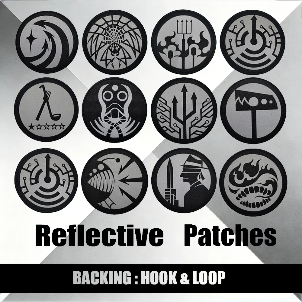 

Светоотражающая нашивка с логотипом Фонда SCP, тактическая военная нашивка с застежкой-липучкой для одежды