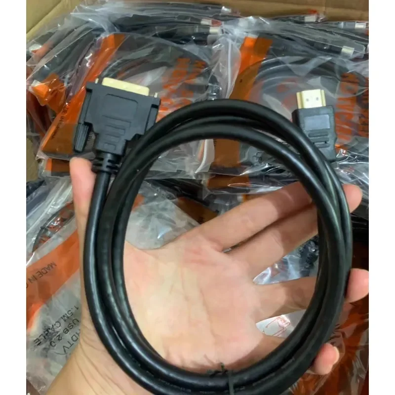 for HDMI to DVI Cable 1.5m Bidirectional High Speed Adapter Cord for PC Monitor TV Projector