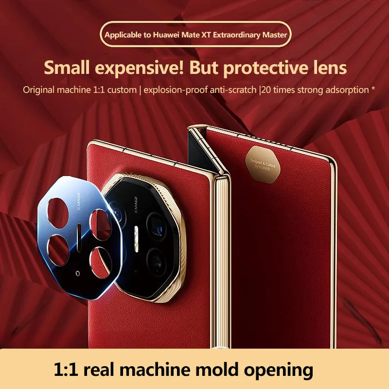 Smart View Window Schutzhülle für Huawei Mate XT Ultimate Plating Leder Flip Case Rotate Kickstand Cover