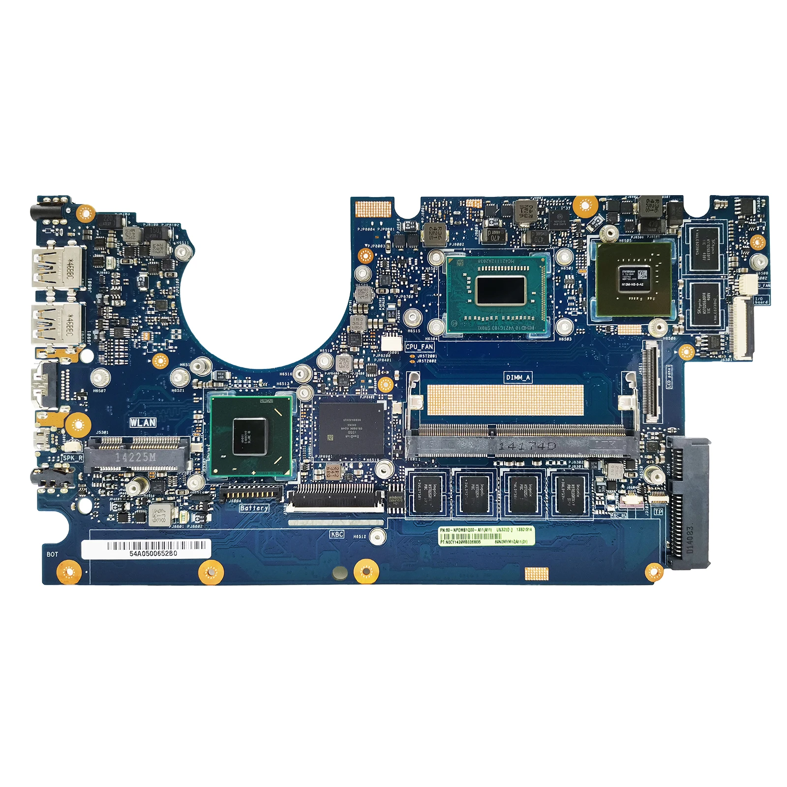 UX32VD Mainboard For ASUS Zenbook BX32VD UX32A UX32V UX32 Laptop Motherboard CPU I3 I5 I7 3th Gen 2GB RAM 24G SSD GT620M