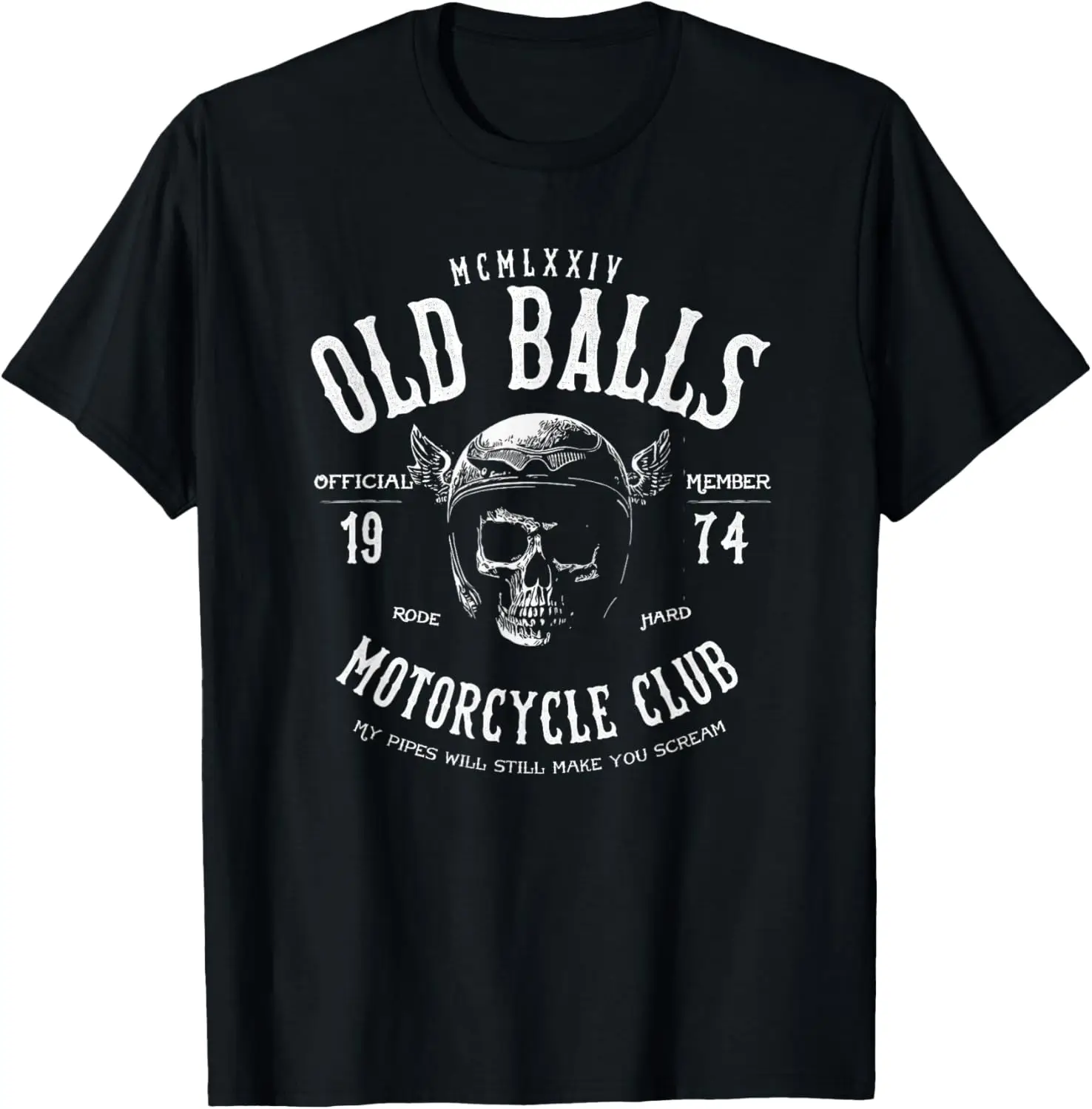

Vintage Motorcycle Birthday for 1974 Men's 50th Birthday T-Shirt