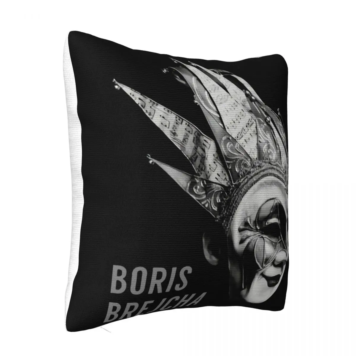 Dj Boris Brejcha Black Logo S 2Xl More Size Hot Sell Normal Cool Latest Simple Logo Famous Low Price Summer Pillow Case