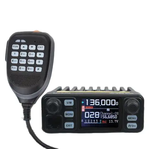히로야스 워키토키 IC-980Pro, VHF UHF 듀얼 밴드 듀얼 워치, 소음 감소 미니 FM 복스 스크램블러, 모바일 라디오, 25W, 200Ch