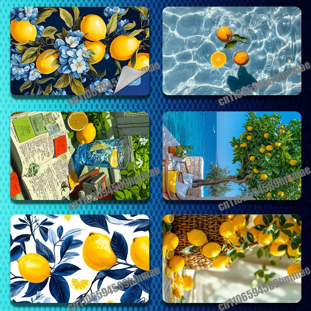 For Lemon Custom Credit Bank Sticker Film Waterproof Protect Access Card Full Cover Skin ID