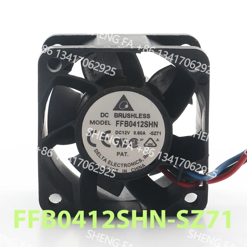 Cooling Fan FFB0412SHN-SZ71 Delta 24V 48V DC 12V 0.60A AC EC 4028 40X40X28MM 4CM Double Ball Bearing Server PWM Large Air Volume
