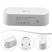 ~1pc Temperature And Humidity Sensor For HomeKit For Tuya For ZigBee USB 5V/1A For Smart Life Home Electronic Supplies