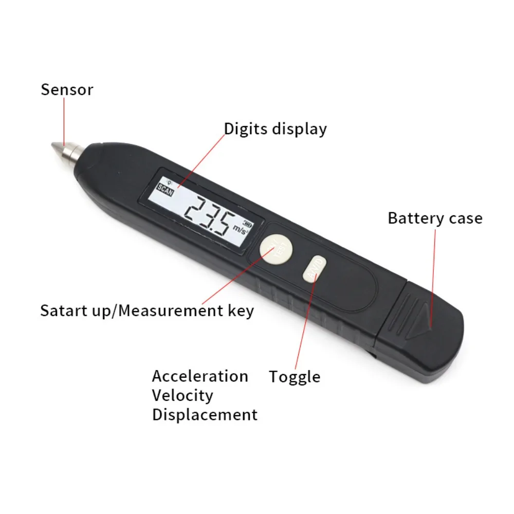 Meter High Precision Pen Pocket  Meter Vibration Meter Pen Bearing  Motor