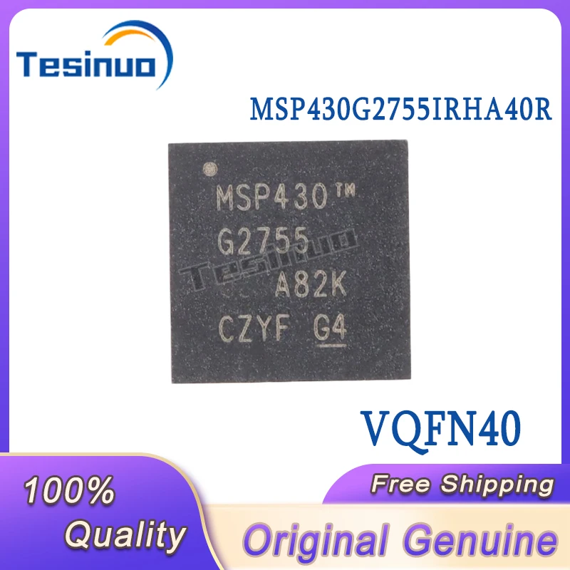 5/PCS New Original MSP430G2755IRHA40R MSP430G2755 VQFN-40 16-bit Mixed Signal Microcontroller-MCU In Stock