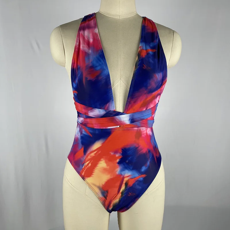 Maillot de bain une pièce à motif zèbre pour femmes, bikini de plage, beauté de la mer, triangle, nouvelles étagères, couleur éventail, 2023