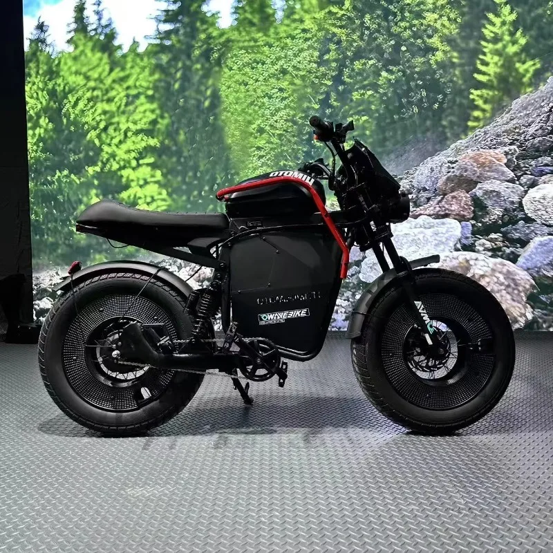 Custom 20 Inch Fatbike Motorcycle Thick Suspension Anti Theft Commute Brushless Motocross Bike Electric Hybrid Bike