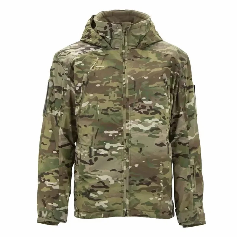 Forbearance K4 tactical cotton suit snow camouflage winter thickened windproof and splash-proof heavy-duty cold-proof jacket