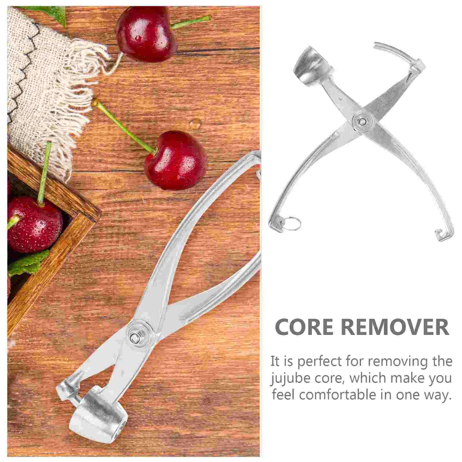 Corer Compact Cores Remover Daily Use Red Date Olives Kitchen Metal Cherry Pitter Home Accessory Removing Pliers Professional