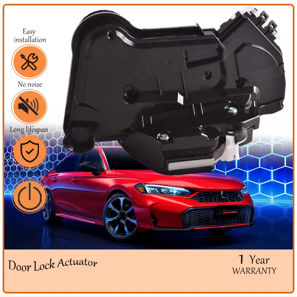 Shake Absorbing Front Right Door Lock Actuator,Suited to 2022-2025 Honda Civic 2018-2025 Honda Accord,Precise oem 72110-TVA-A01