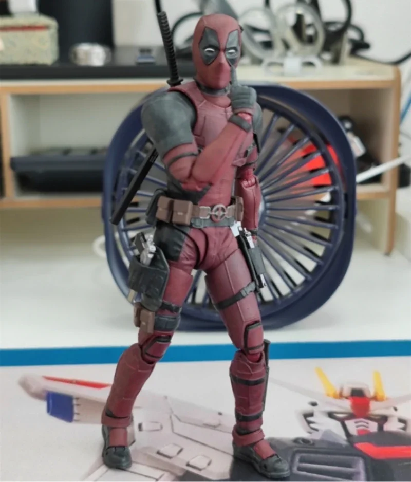 

Anime Marvel Comics Figures Deadpool 2 Shf Wade Action Figures Once Upon A Deadpool Movable Pvc Model Collection Ornamen Toy