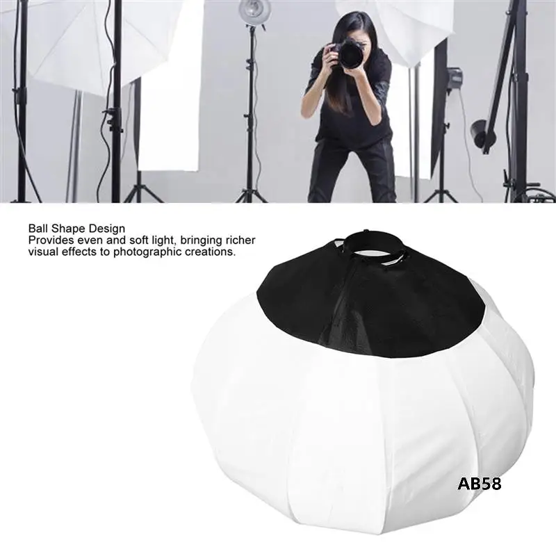 

2Pcs 65Cm Lantern Softbox Light Modulator For Bowens Interface Ideal For Live Broadcasting & Video Recording
