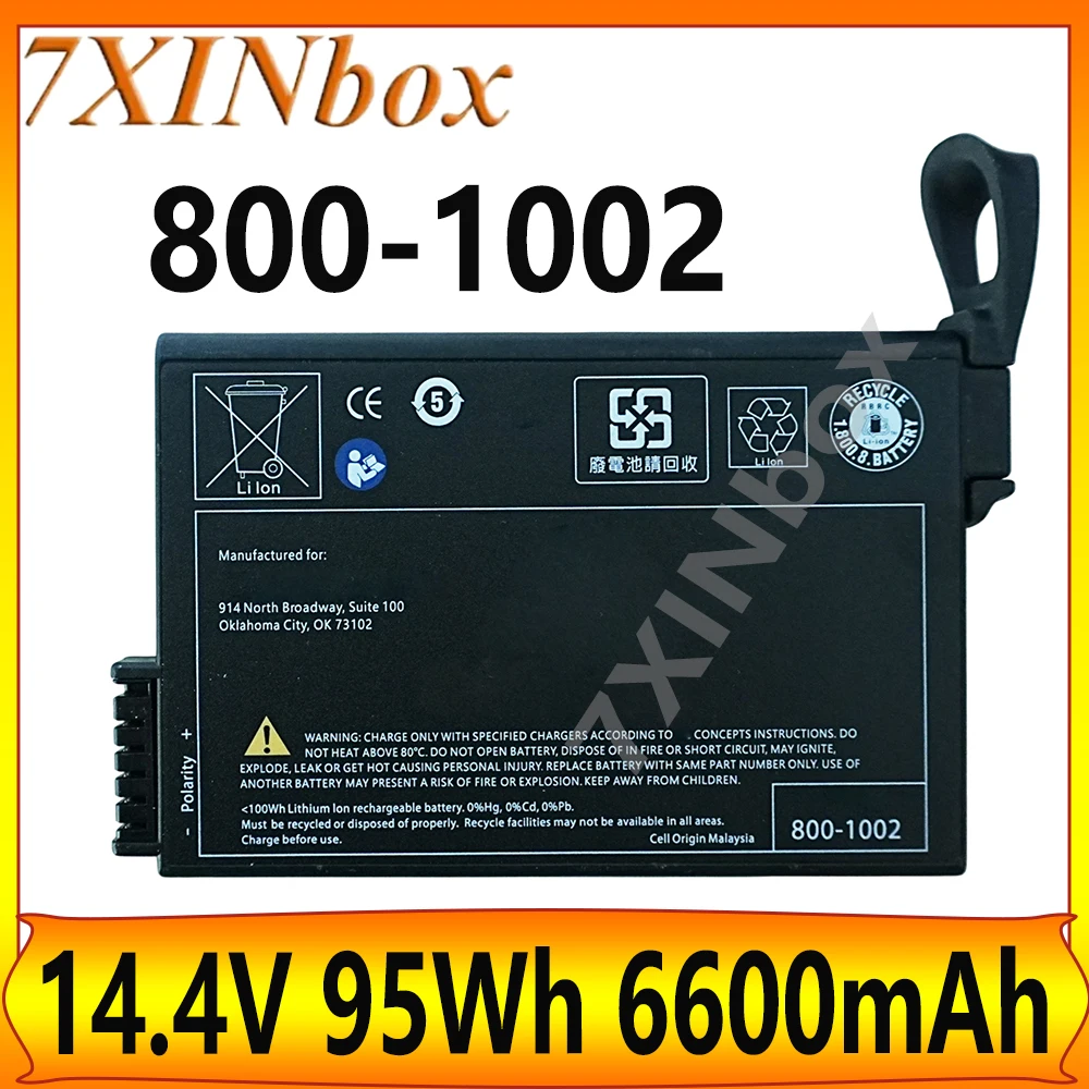 7XINbox NEW 800-1002  4ICR19/65-3 14.4V 95Wh 6600mAh Replacement battery For O2 Concepts Oxlife Series