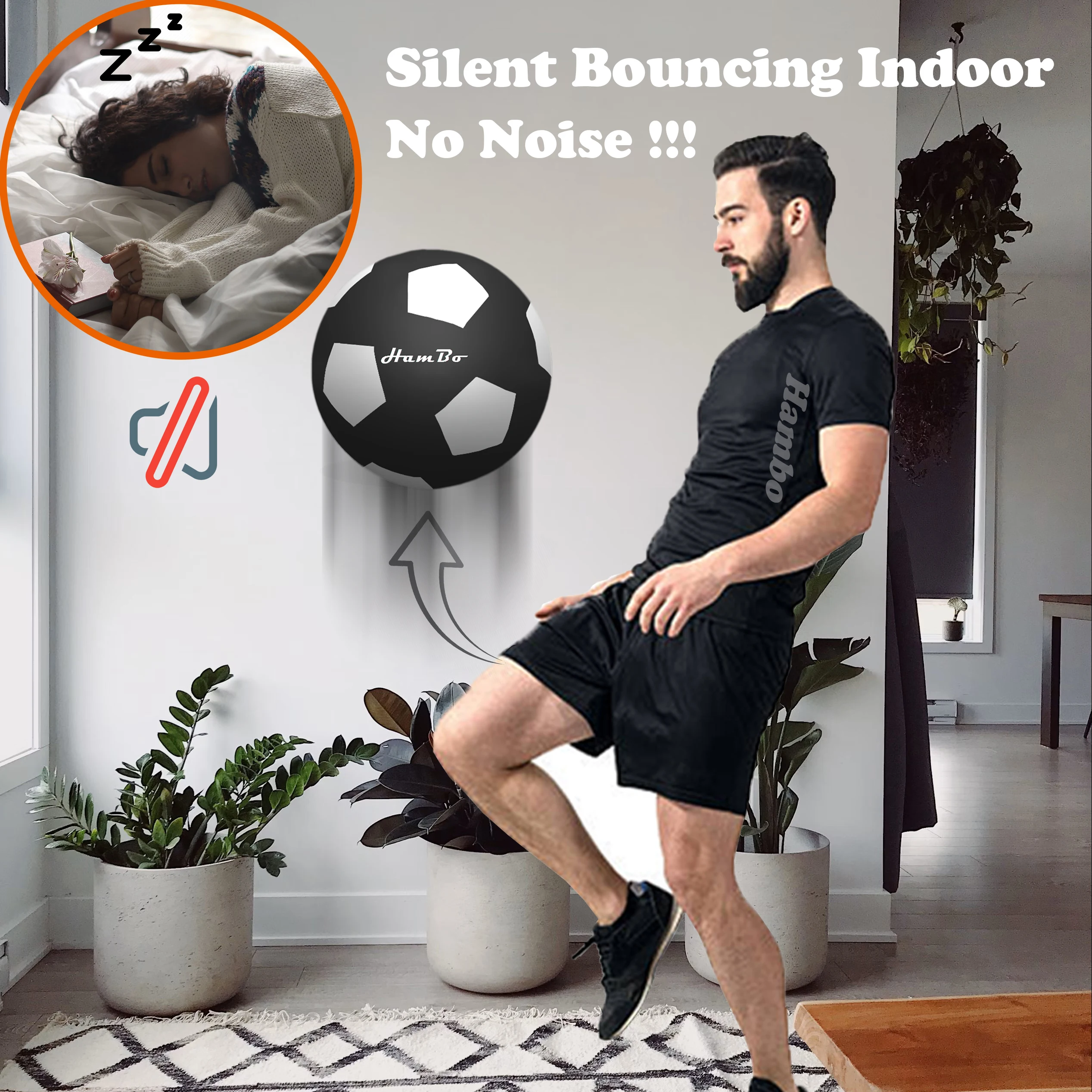 サイレントフットボール サイズ3 # /5 # /7 #   屋内サイレントフォームサッカーボールミュートバウンスボールサイレントバスケットボールボールサイレントボールギフト男の子用