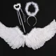 Angel Wings White Feathers Wing Back Plays A Performance Prop Child Girl Photo Show Adult Decoration