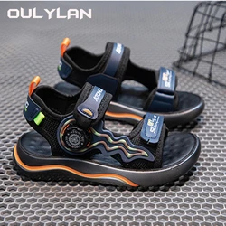 Fashion Sports Shoes Outdoor Walking Sandals 2024 Summer Kids Versatile Casual Shoes for Boys Children Soft Soled Beach Shoes