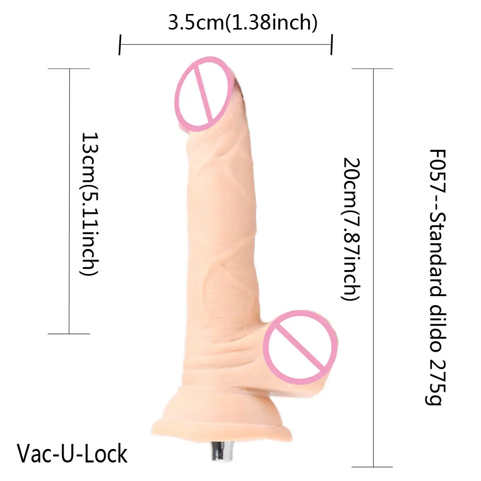 Fredorch Sex Machine Dildos Attachments Big Flesh Dildos For Vac-u-lock Love Machine Suitable for SEX Machines for women