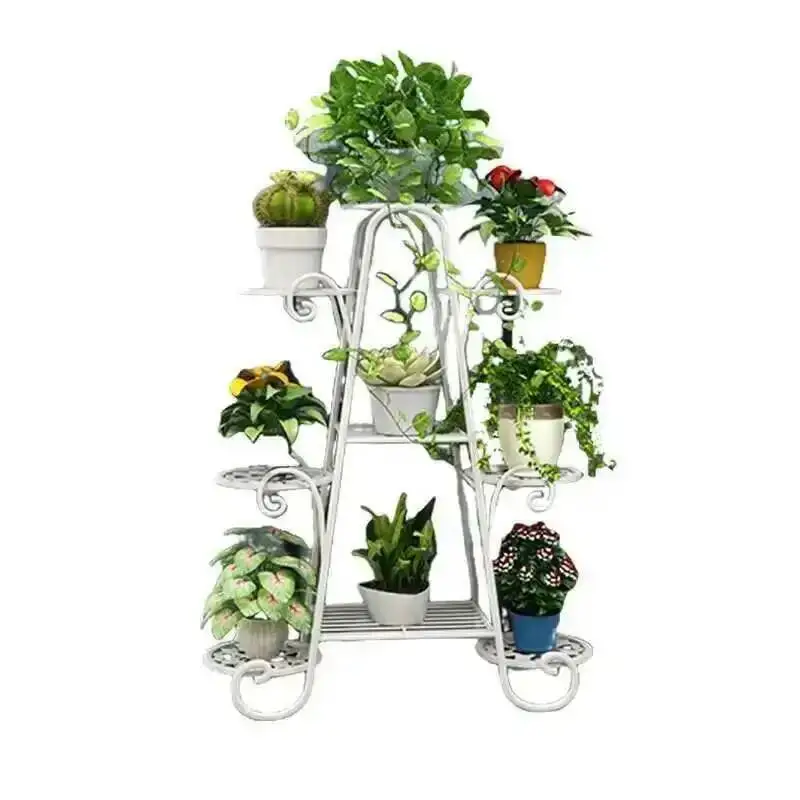 Stand Decorations Accessories Designer Aesthetics Flowers Minimalist Plant Display Shelf Modern Living Room Plantenrek Furniture