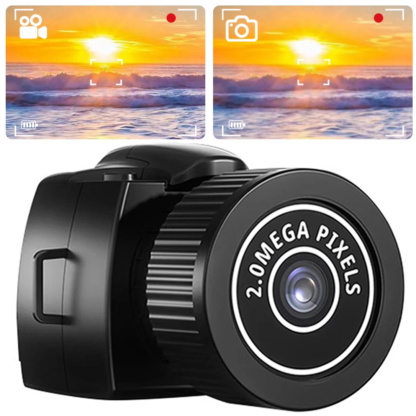 Cute Mini Camera For Taking Pictures Multifunctional Portable Hd Video Camera Present For Kids Teens