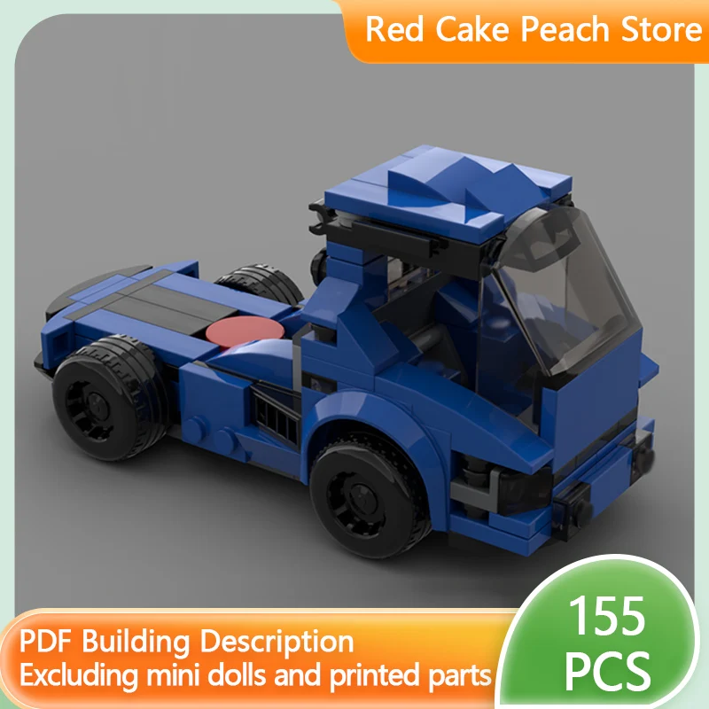 

Модель скоростного гоночного автомобиля MOC, строительные кирпичи, классический гоночный грузовик, модульная технология, детские праздничные подарки, сборные игрушки, костюм