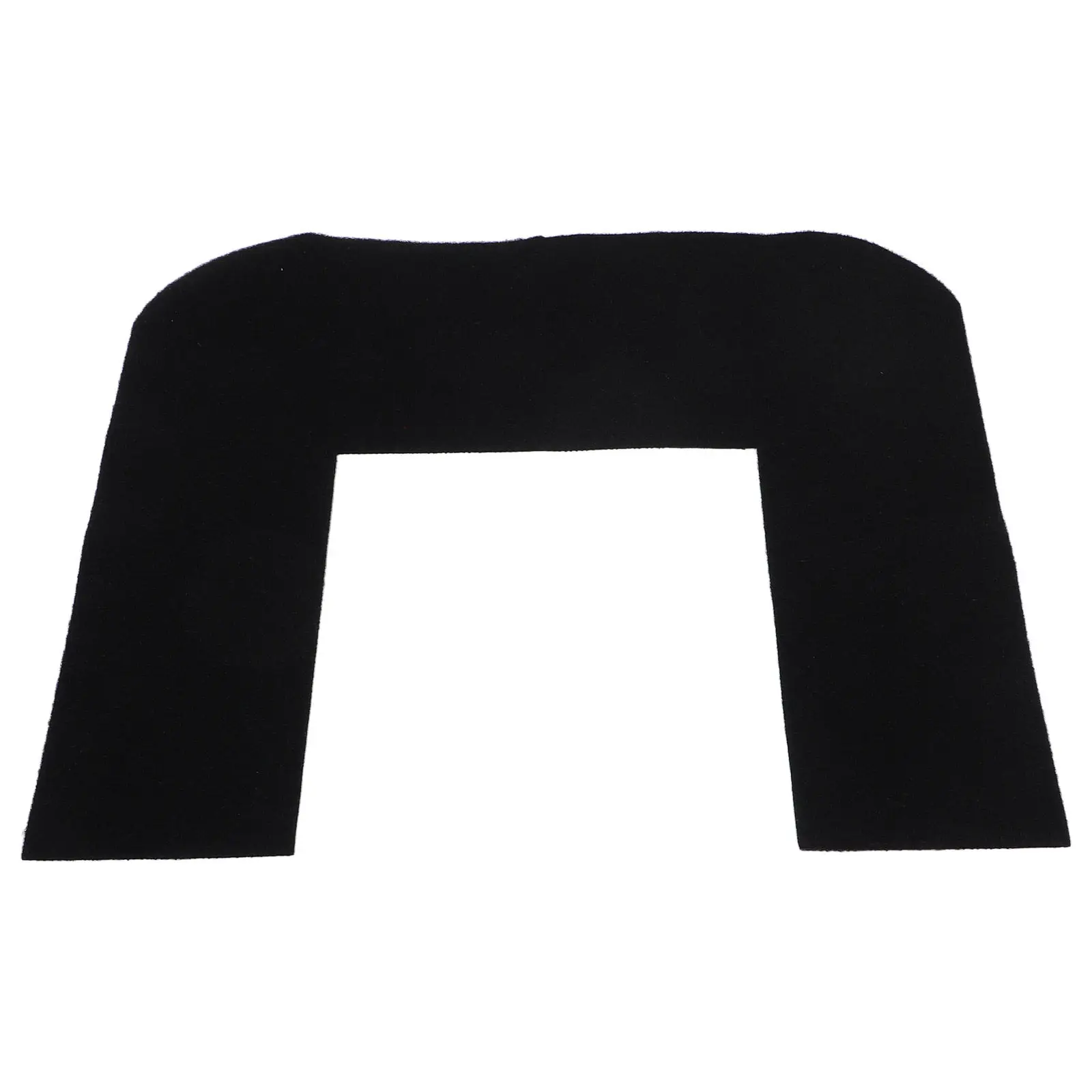 

U-Shaped Urinal Mat Non-Slip Absorbent Toilet Floor Protector for Bathroom Toilets Spill Guard Polyester Safety Mat Machine