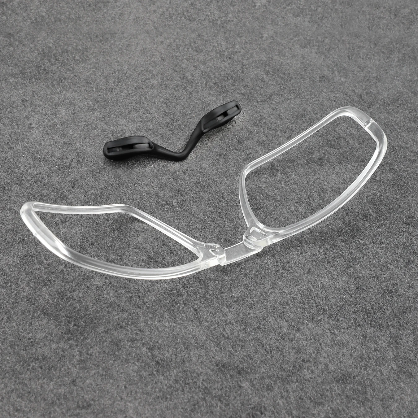 Insert Clip-On Lens Carrier + Large Size Nose Pad for Oakley Radar Path / Radar Pitch / Radar Range / Radar Pace / Radar XL