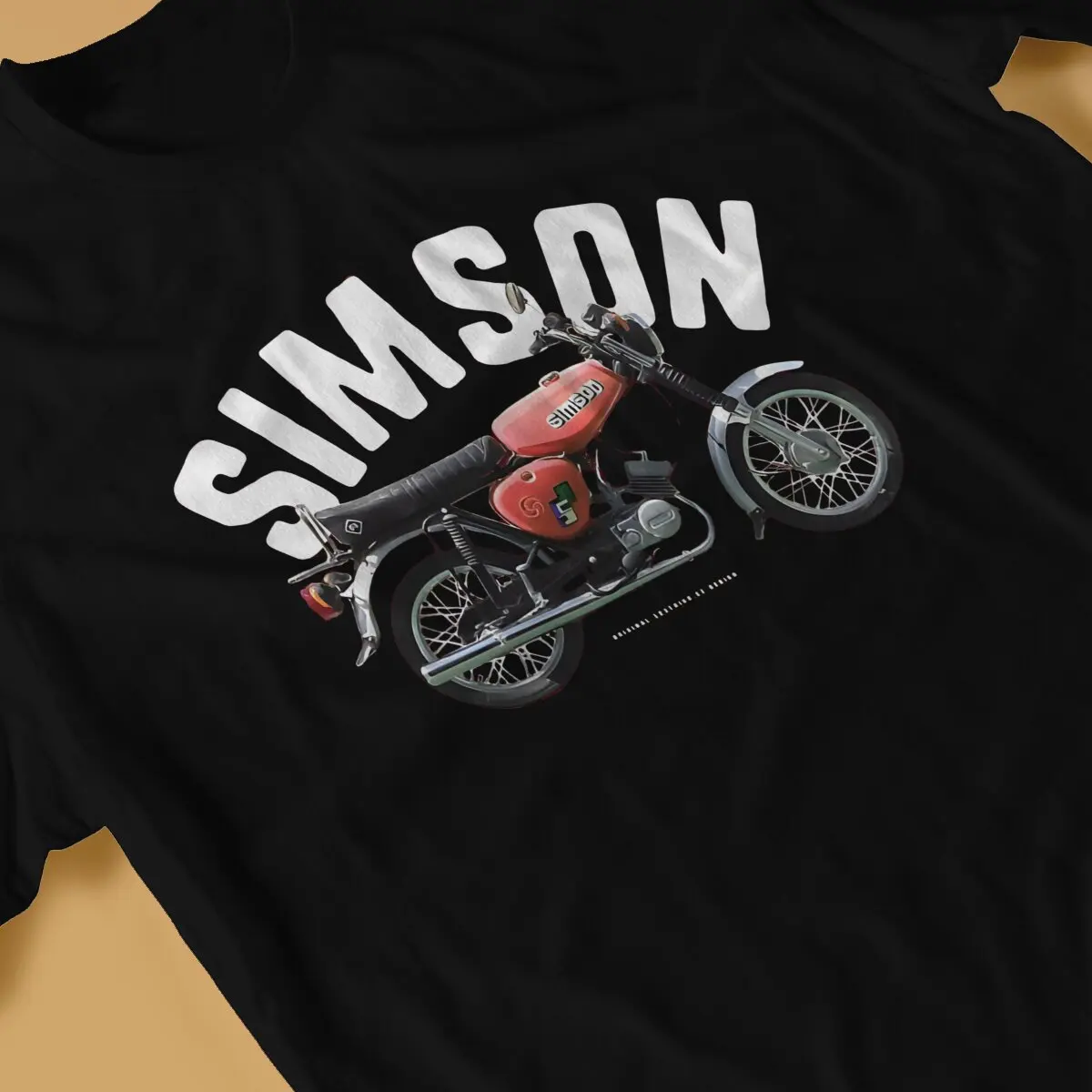 Simson S51 Elektronik V4 Man\'s TShirt Simson O Neck Short Sleeve 100% Cotton T Shirt Humor High Quality Gift Idea