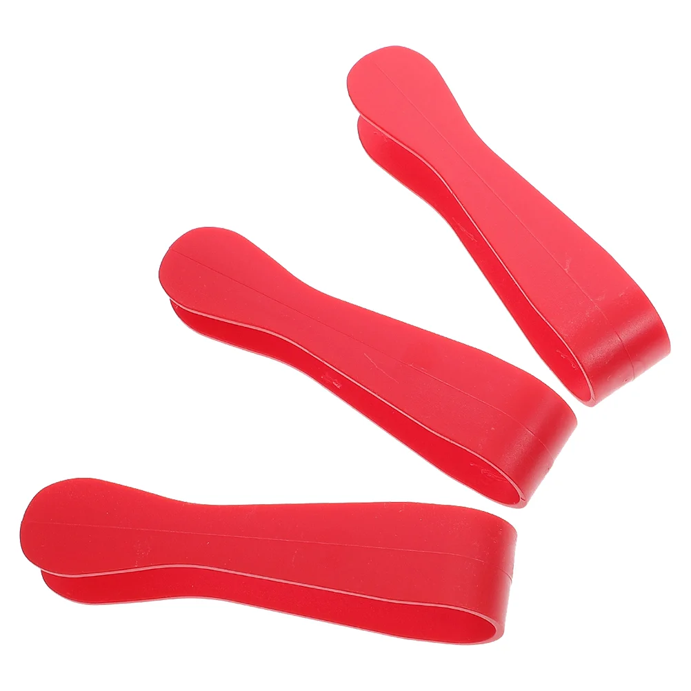 3 pezzi simulato clip per barbecue design realistico bambini sicuri giochi di imitazione giocattoli BBQ perline da forno pinze mini artiglio pinzette artigianali