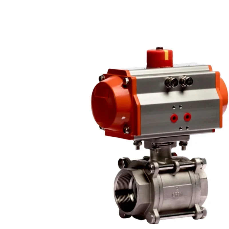 Professional wholesale Q611F-16P stainless steel 304 three-piece 3PC internal thread connection pneumatic ball valve