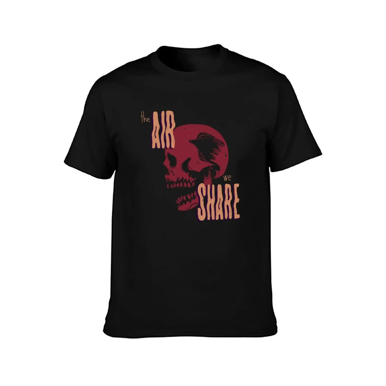 The Air We Share Logo T-Shirt Abstract Pattern Print Top T-Shirt