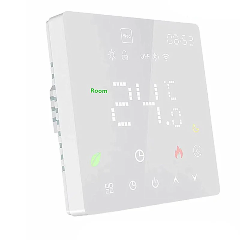 ABGN Tuya Wifi Smart Thermostat Electric Floor Heating TRV Water Gas Boiler Temperature Voice Remote Controller 16A Durable