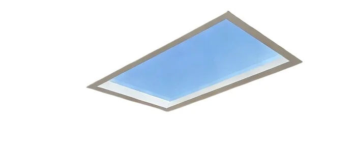 Intelligent LED panel ceiling lamp that simulates sunlight and blue sky with blue light