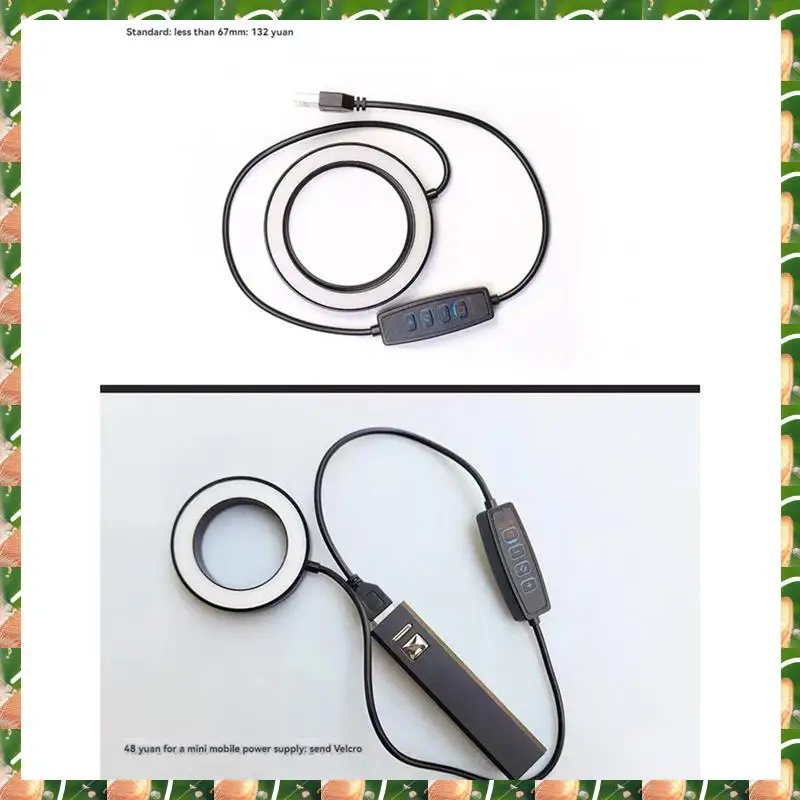 

JAJA 7W LED Ring Light 67Mm Dimmable Fill Light For Sony Canon Nikon Fuji Cameras Universal Macro Photography Tools