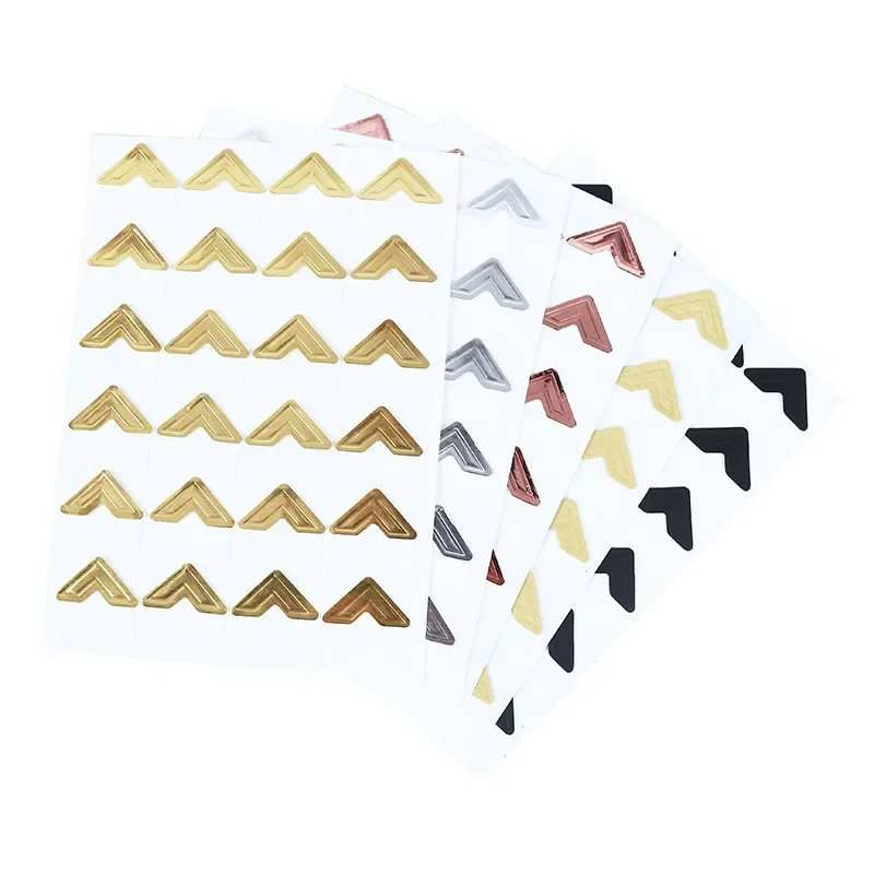 

Retro Photo Corner Kraft Paper Stickers for Home Album Decoration DIY Retro Sticker Frame Decoration Scrapbook