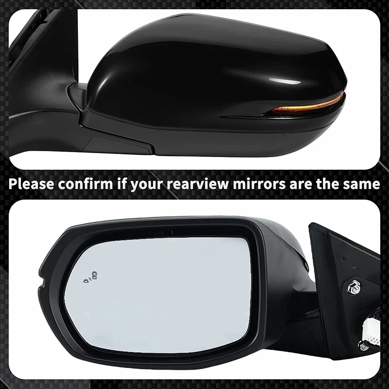 

Стекло зеркала заднего вида с подогревом и предупреждением о слепой для Honda CRV CR-V 2017 2018 2019 2020 2021 2022, замена стекла бокового зеркала