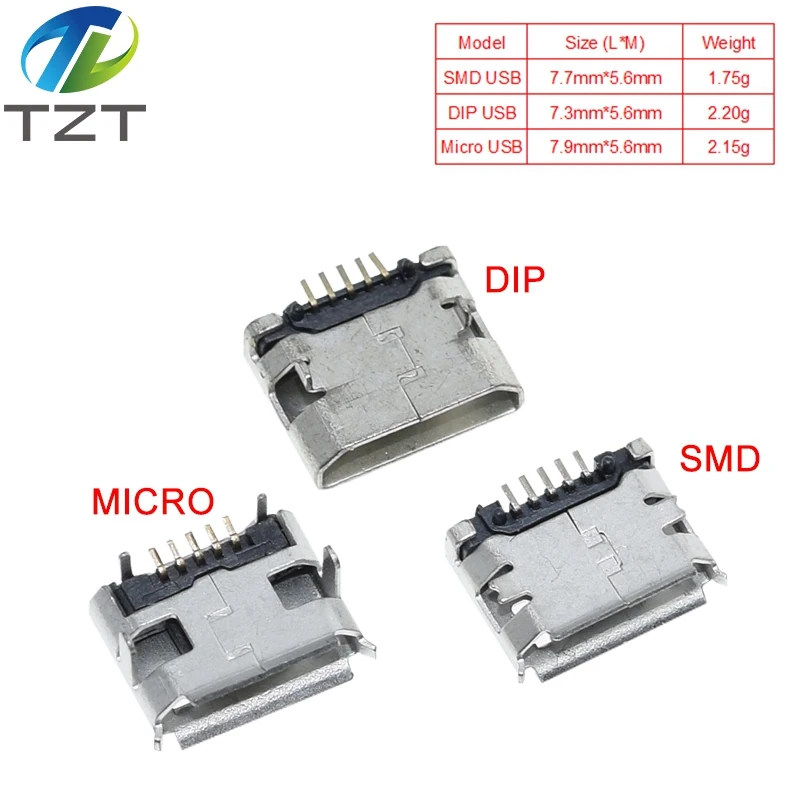 10/100Pcs Micro Usb…