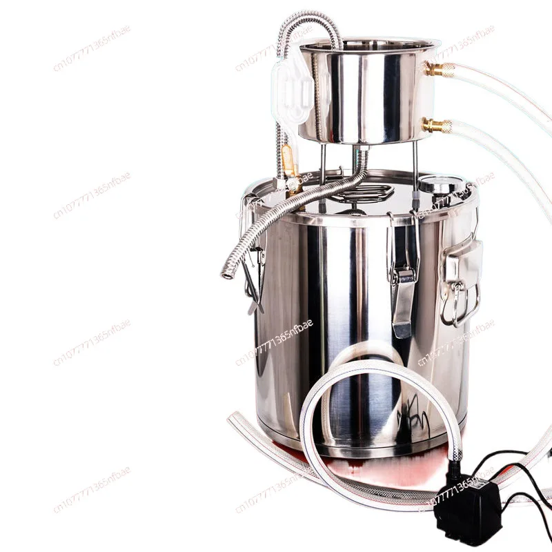 

Stainless Steel Home Brewing System - Compact Distiller for Liquor, Grain Wine & Essential Oil Extraction