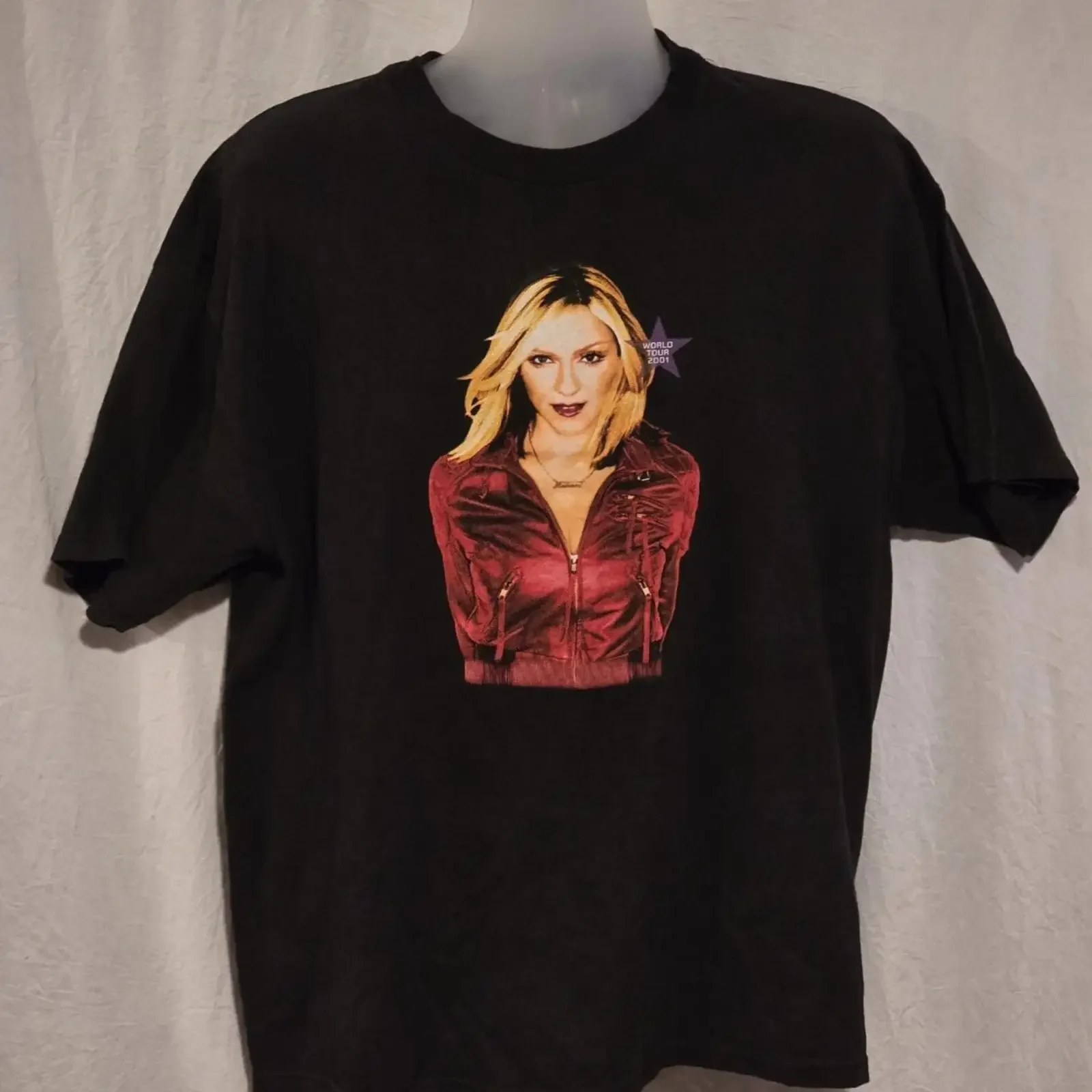 Vintage Madonna Drowned World Concert Tour 2001 T Shirt XL Authentic Boy Toy Inc vintage Washed Stretched Versatile