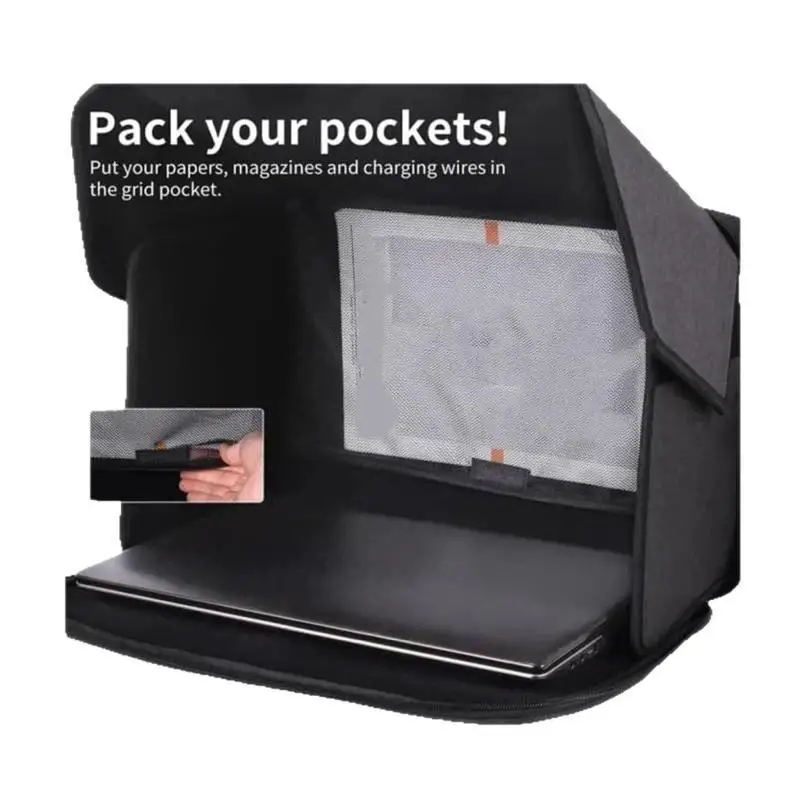 〔CCA13〕Foldable Laptop Sun Shade Privacy Cover Portable Anti Glare Screen Hood Outdoor Protector Storage Bag